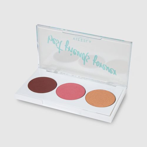 Paleta BFF - Vizzela Cor 04 - Contorno, Blush e Iluminador