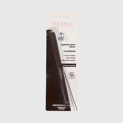 Lapiseira para olhos My Mettalic Brown Metal - Vizzela