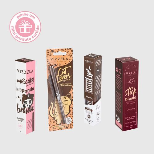 Kit Brown Makeup – Vizzela